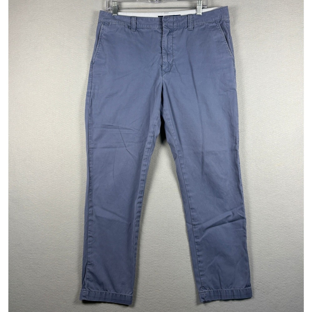 Polo Ralph Lauren Chino Pants Slim Fit Cotton Twill Size 12 Blue Wash